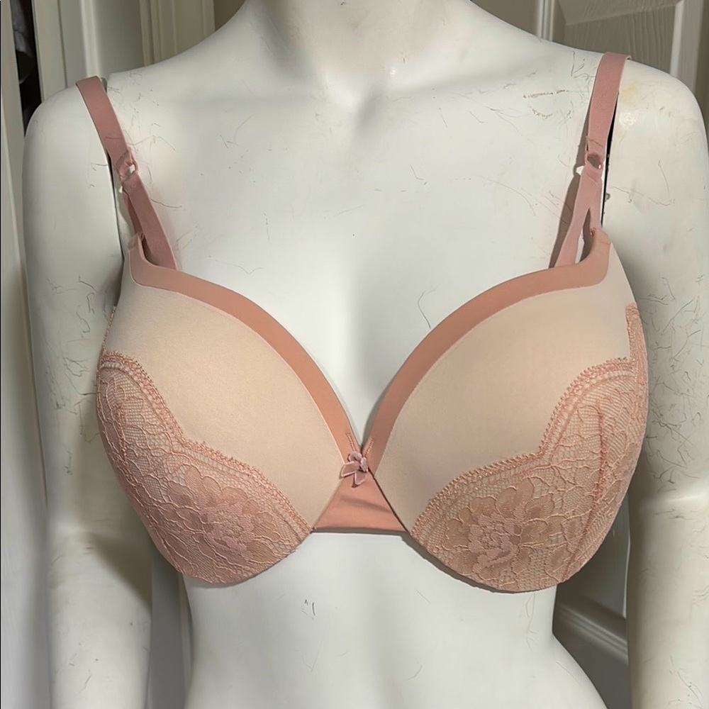 Everyday Lace T-Shirt Bra - Blush Pink